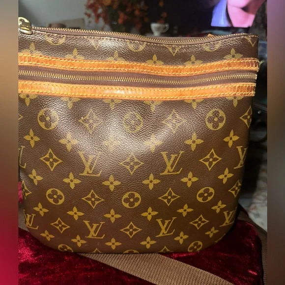Louis Vuitton Brown Monogram Pochette Bosphore Crossbody Bag - Picture 1 of 12